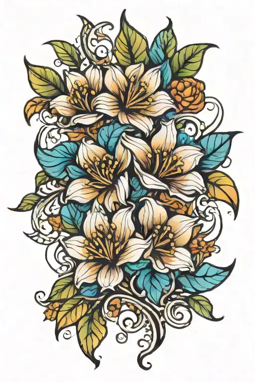 Stain Glass Flowers