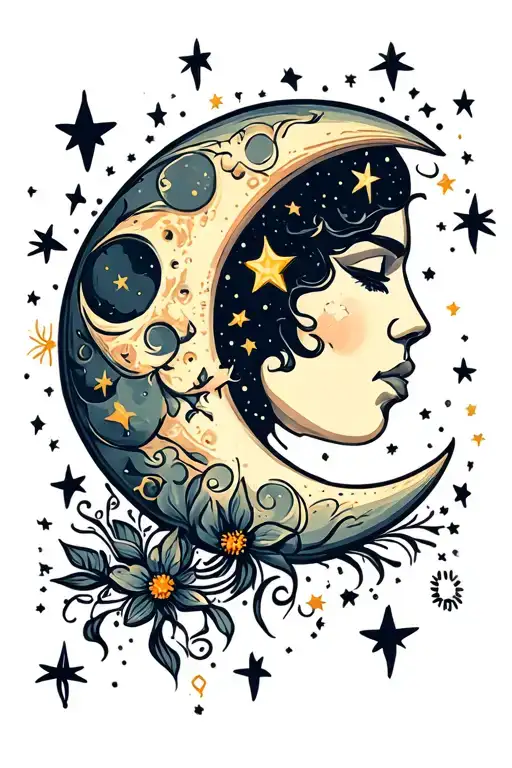 Moon And Stars