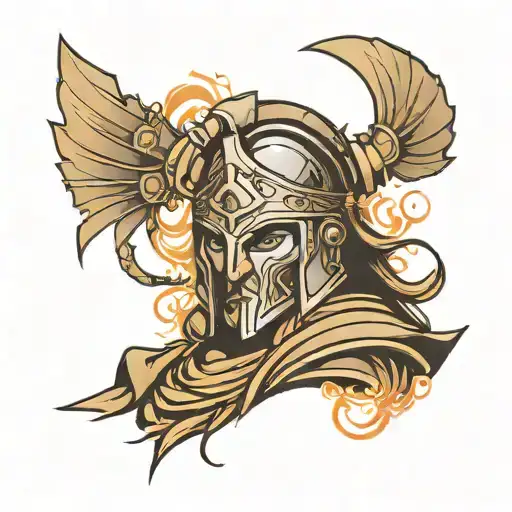 Spartan Warrior With Smokey Eyes