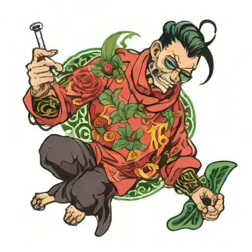 Battler Ushiromiya Smoking Weed