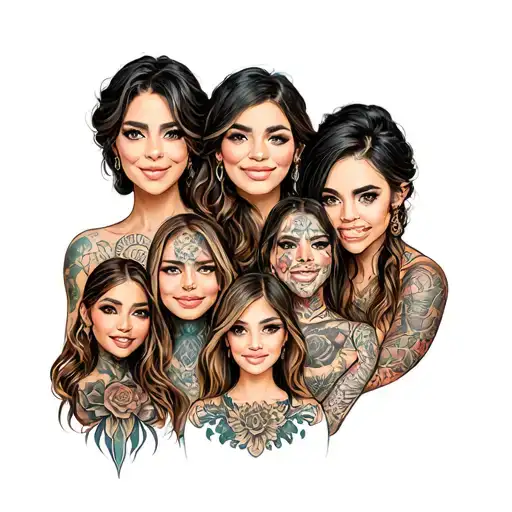 Family Of 8 Members