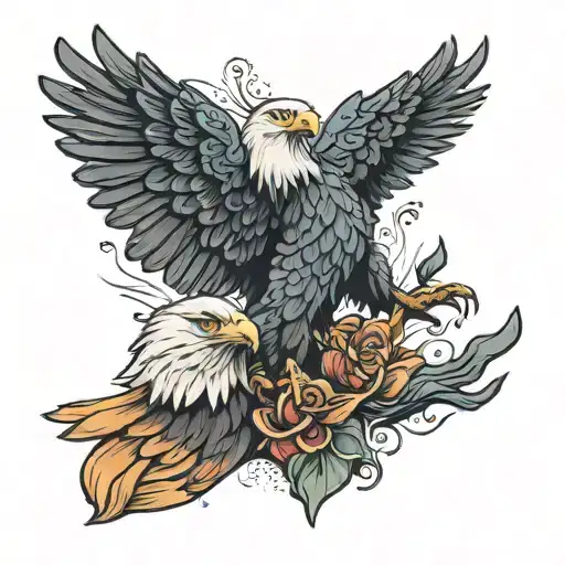 Bald Eagle And Cosino