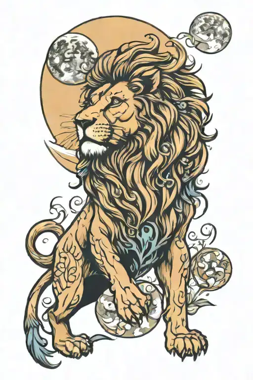 Lion And The Moon