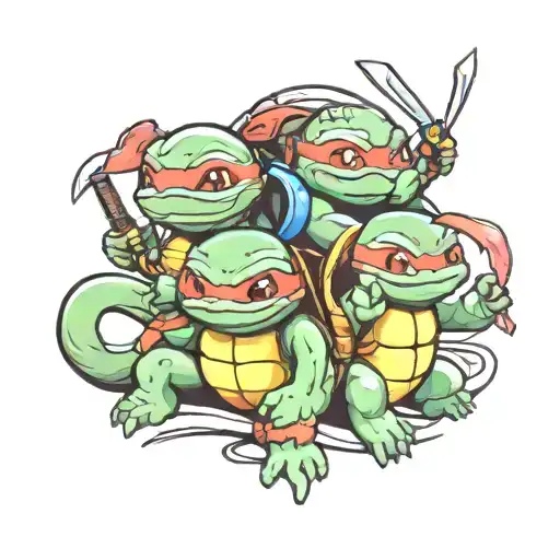 Teenage Mutant Ninja Squirtles