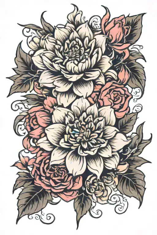 Rose Chrysanthemum Lily