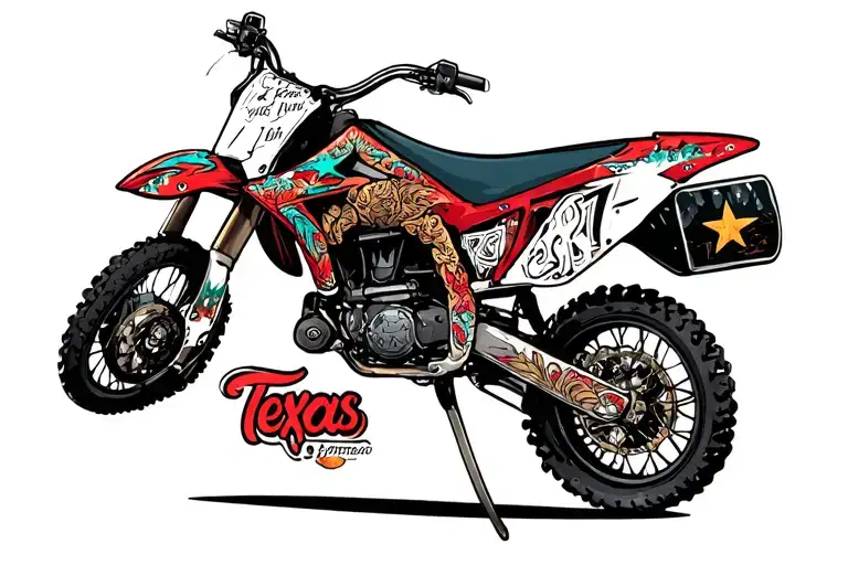 Texas And Dirt Bike