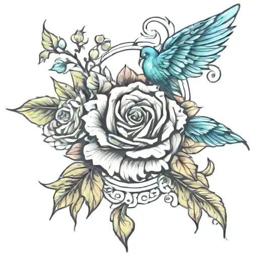 Sleeve Tattoo Idea About Self Love