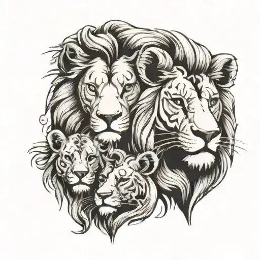 Lion Family