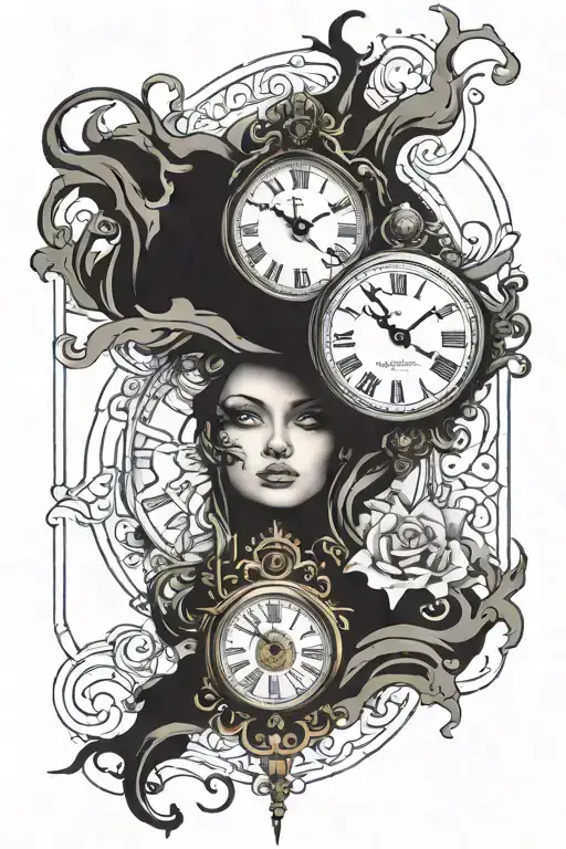 Half Clock Face Emerging