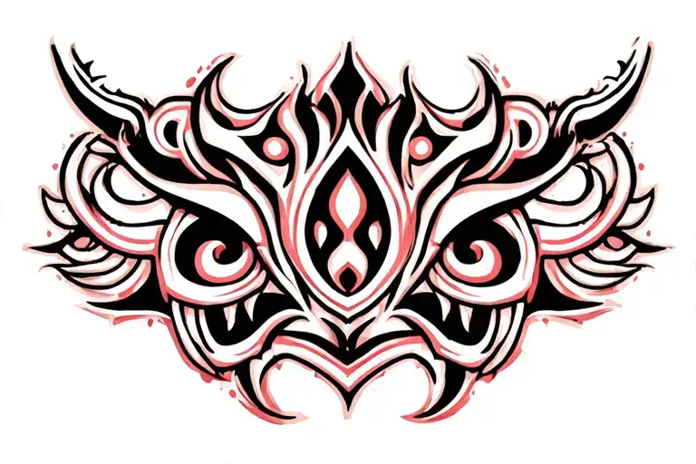 Maori Tribal Tattoe Lymps Thick For Forearm
