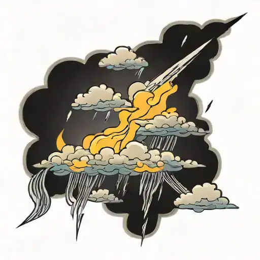 Clouds Rain With Thunder
