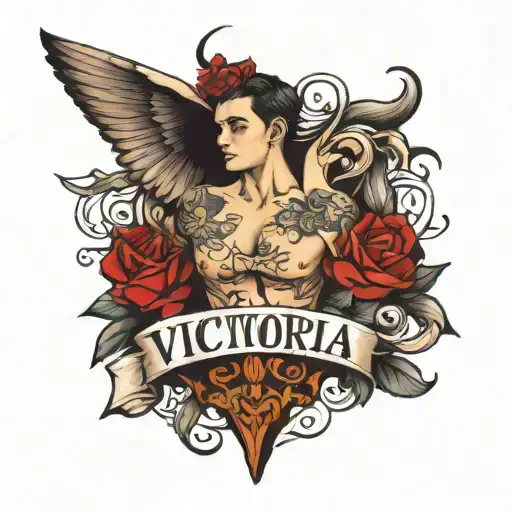 Tattoo On Chest Words Victoria