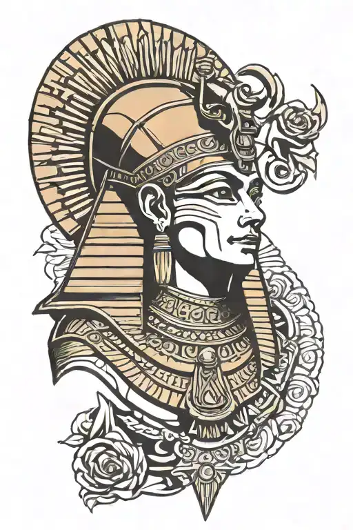 Egyptian God Osiris Forearm Tatoo