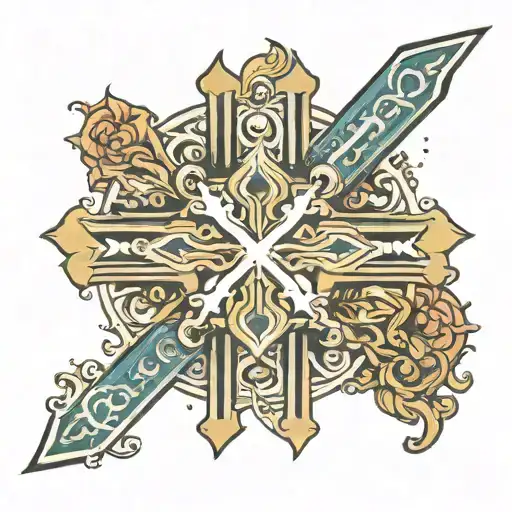 Symbol In The Shape Of An X