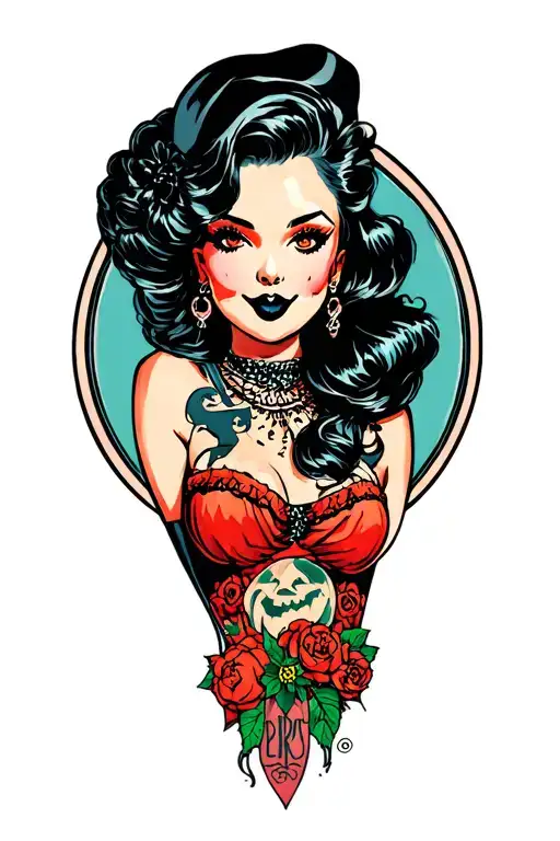 Pinup Halloween Pinup Girl
