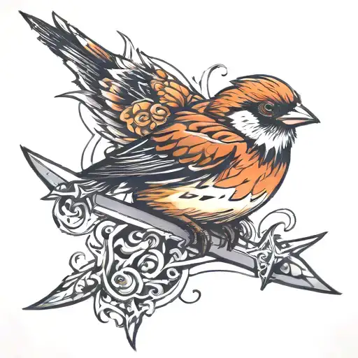 Sparrow With A Sword