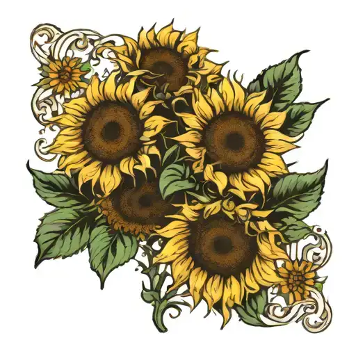 Van Gogh's Sunflowers Painting Inspired