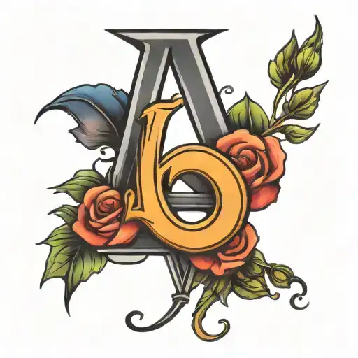 The Letter A And O