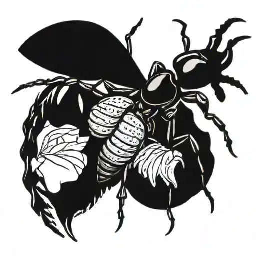 Small Tattoo Design As An Ant Keeper And Enthusiast