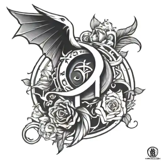 Make A Tatto Which Has Mention The Character N A And P