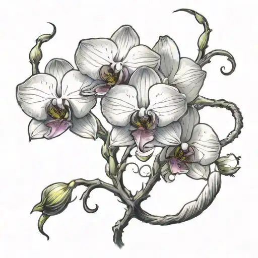 Premanise On A Orchid