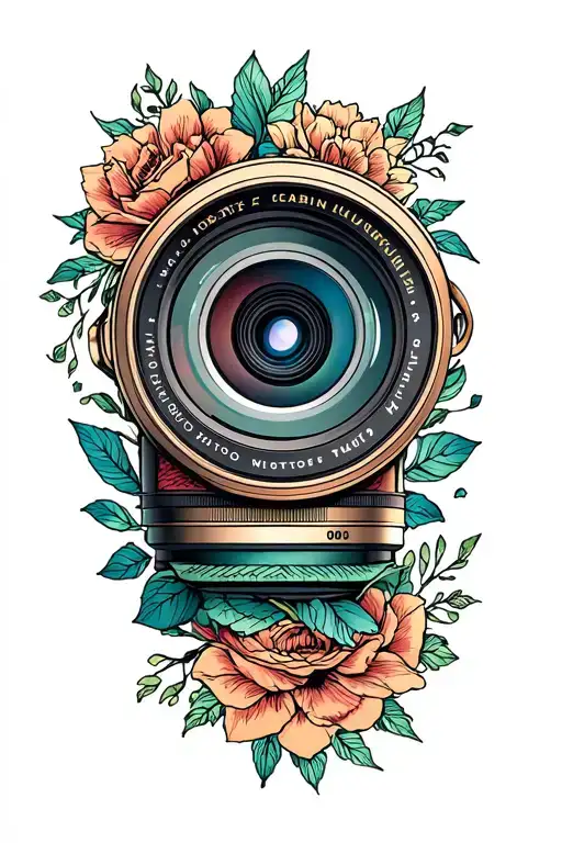 Camera Lens Surrounded