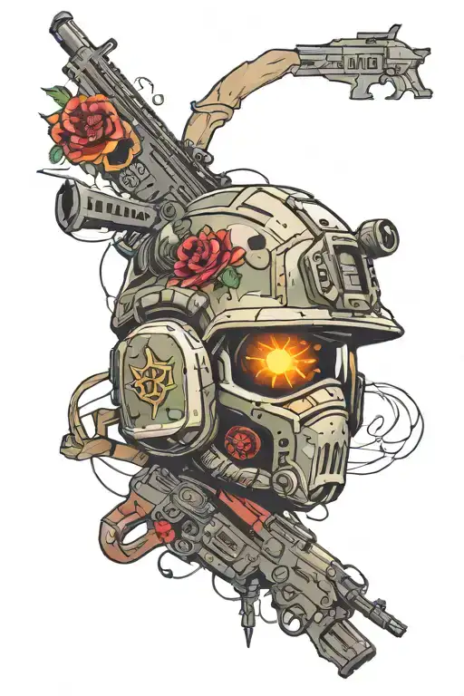 Call Of Duty Warzone Helmet And Gaming Symbols