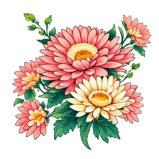 Chrysanthemum Flowers
