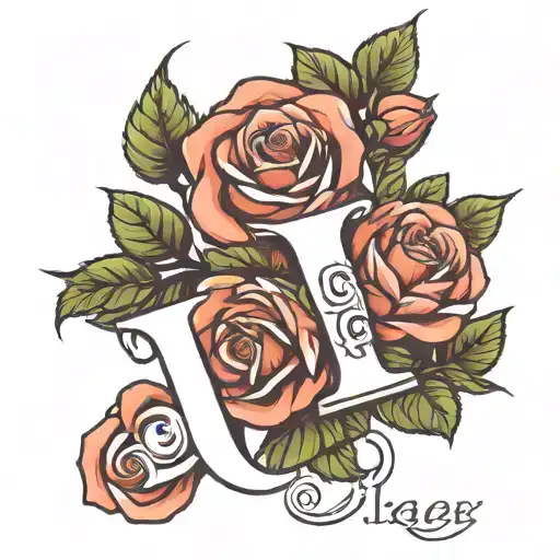 Roses With Letter L