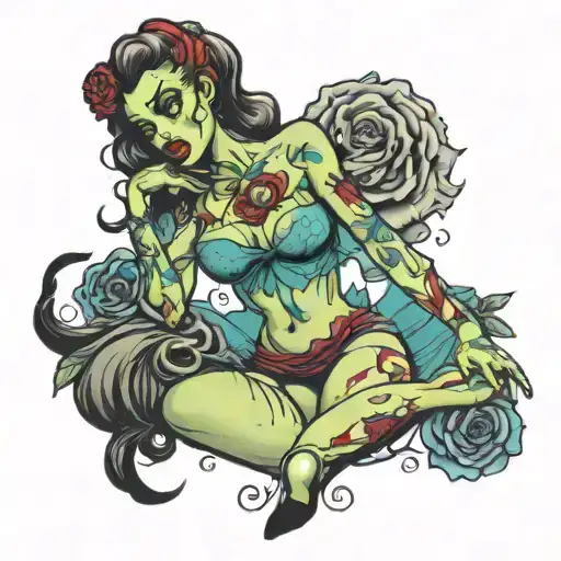 Zombie Pin Up Girl