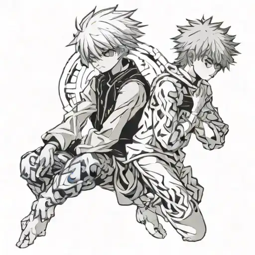 Ken Kaneki X Killua Hunter X Hunter