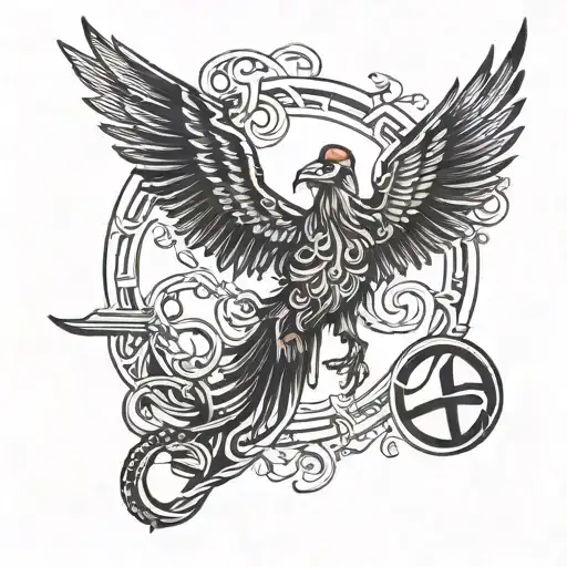 Latin Quote On Norse Symbols