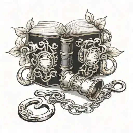 Handcuffs Book And Corset