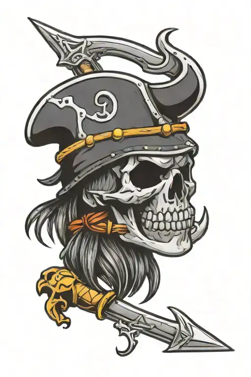 Raider Logo Incorporated Into The Design