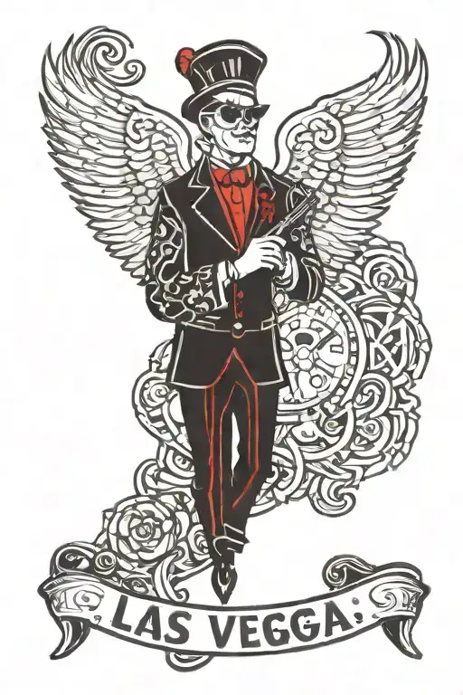 Las Vegas R Aider Logo Incorporated Into The Design