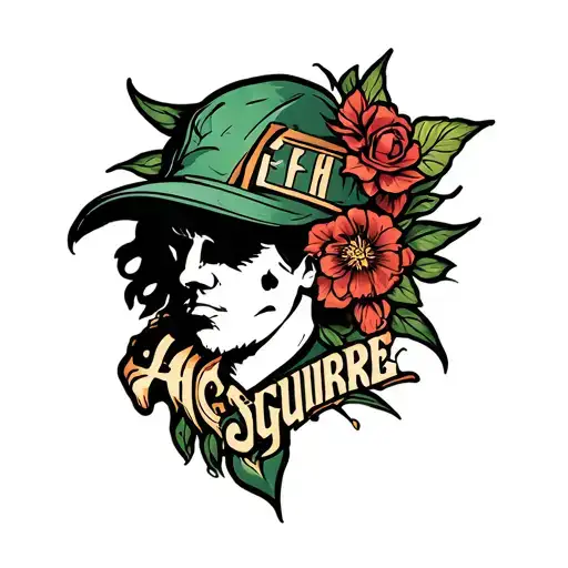 The Name Aguirre On Right Inner Bicep