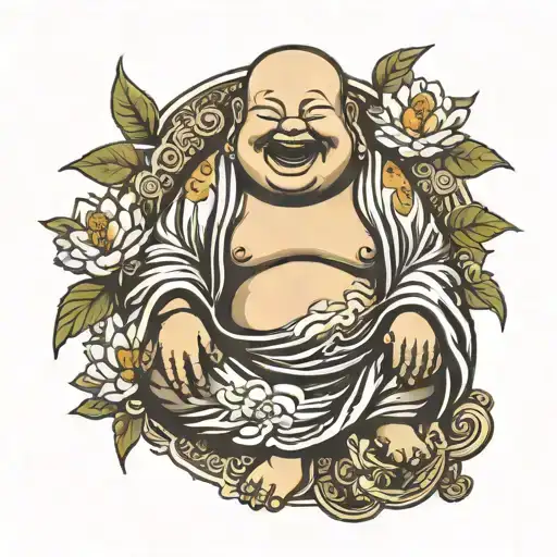 Laughing Buddha With Quotes You Only Live Once