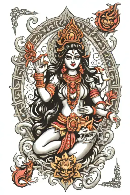 Mahakali And Shiva