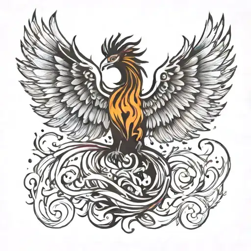 Phoenix Rising From Ashes