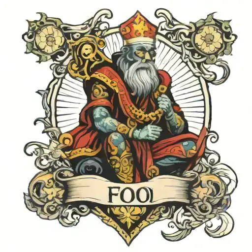 A Fool Tarot Card