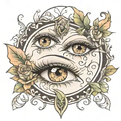 Girlfriends Eyes With Date