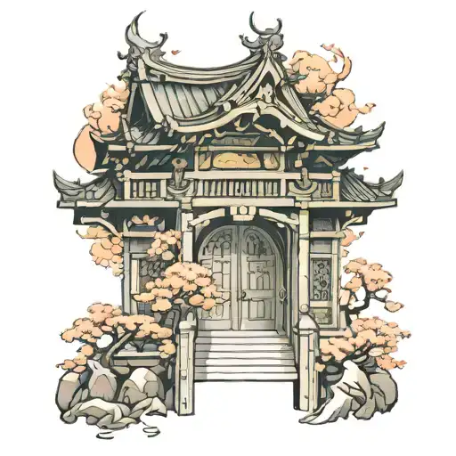 Japanese Temple Gate