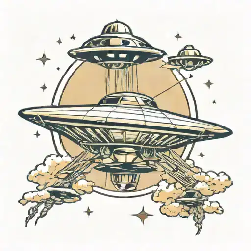 Ufo Abduction Scene