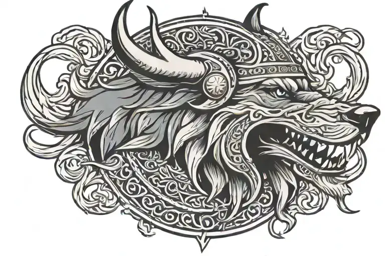 Viking Fenrir School And Hat