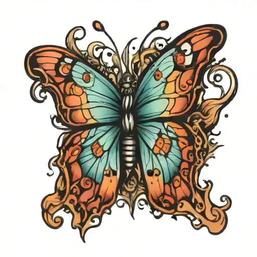 Butterfly Emerging
