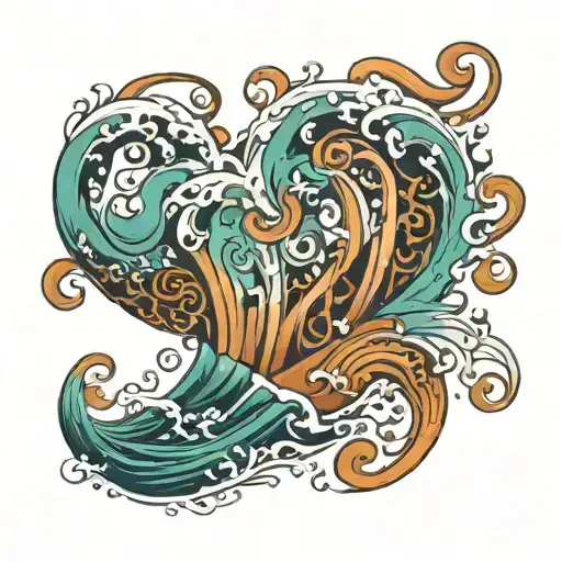 Filigree Wave Design