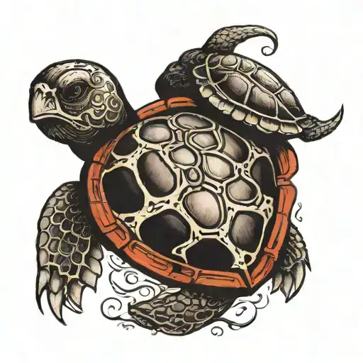 Dead Love Ones Forming A Turtle Shape