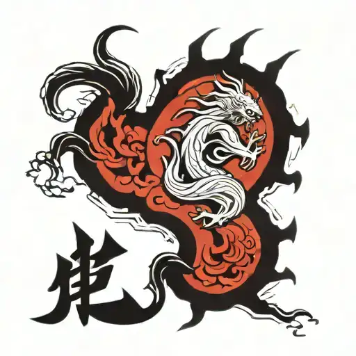 Goju Ryu Logo Incorporated Into The Design