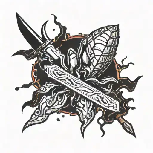 Spider Blood Knife Cigarette