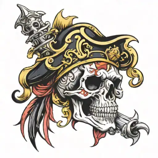 King Pirate Skull